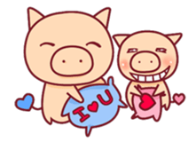Love Love Pig_2 sticker #8435672