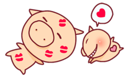 Love Love Pig_2 sticker #8435673