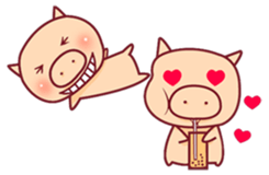 Love Love Pig_2 sticker #8435677