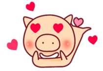 Love Love Pig_2 sticker #8435680