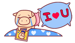 Love Love Pig_2 sticker #8435683