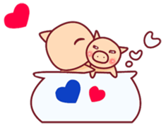Love Love Pig_2 sticker #8435684