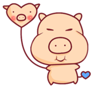Love Love Pig_2 sticker #8435685