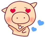 Love Love Pig_2 sticker #8435686