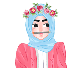 Hijab Chic sticker #8436148
