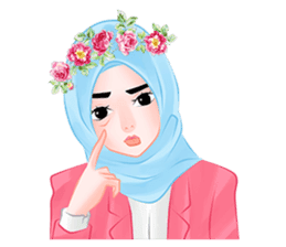 Hijab Chic sticker #8436156
