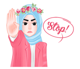 Hijab Chic sticker #8436157