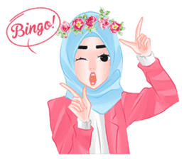 Hijab Chic sticker #8436166