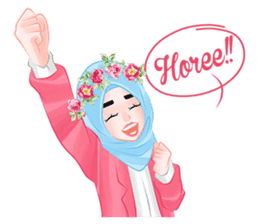 Hijab Chic sticker #8436170