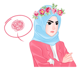 Hijab Chic sticker #8436172