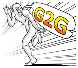 higeji mask english sticker #8436262