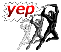 higeji mask english sticker #8436266