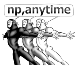 higeji mask english sticker #8436272