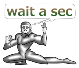 higeji mask english sticker #8436275