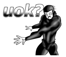 higeji mask english sticker #8436276