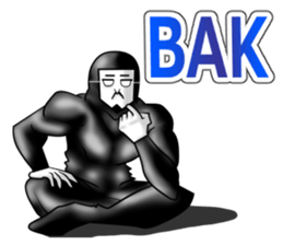 higeji mask english sticker #8436280