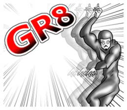 higeji mask english sticker #8436281