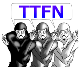 higeji mask english sticker #8436282