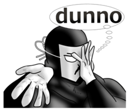 higeji mask english sticker #8436285