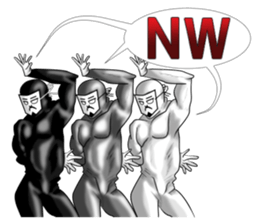 higeji mask english sticker #8436294