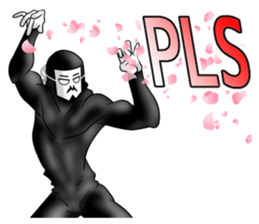 higeji mask english sticker #8436296