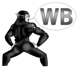 higeji mask english sticker #8436298