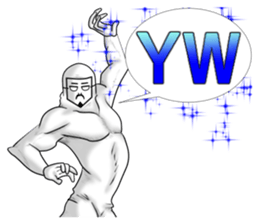 higeji mask english sticker #8436299