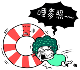 Bizarre vegetable sticker #8436582