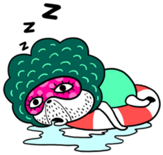 Bizarre vegetable sticker #8436609