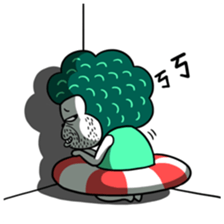 Bizarre vegetable sticker #8436610