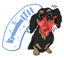 Cute Dachshund Ryu!! Vol 2 (English) sticker #8436963