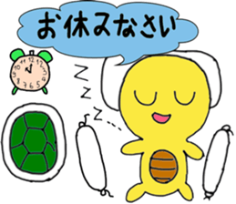 A little cute turtle!!! sticker #8437184