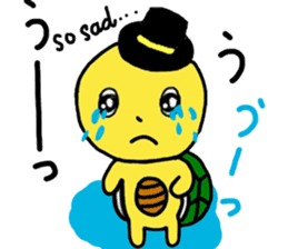 A little cute turtle!!! sticker #8437200