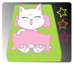 A Japanese cute cat sticker #8437271