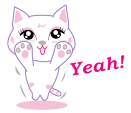 A Japanese cute cat sticker #8437275