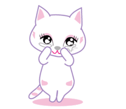 A Japanese cute cat sticker #8437277
