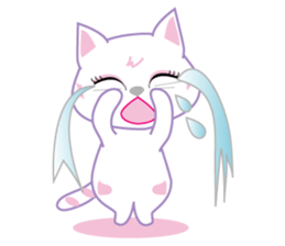 A Japanese cute cat sticker #8437279