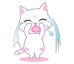 A Japanese cute cat sticker #8437279