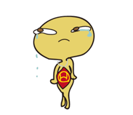 Alien H very easy to use sticker #8437598