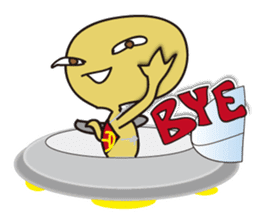 Alien H very easy to use sticker #8437609