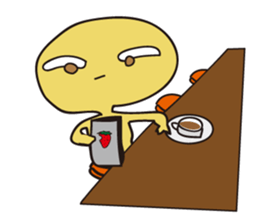 Alien H very easy to use sticker #8437614