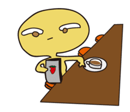 Alien H very easy to use sticker #8437614