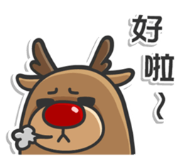 Elk and his friends sticker #8437743