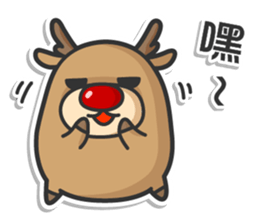 Elk and his friends sticker #8437764