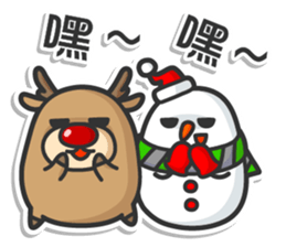 Elk and his friends sticker #8437765