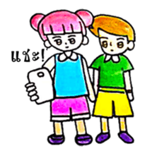 Pink Hair Girl  by KidG6 sticker #8438244