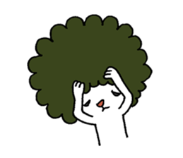 Afro man ! sticker #8439345