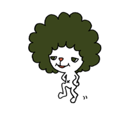 Afro man ! sticker #8439349