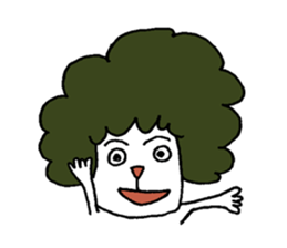 Afro man ! sticker #8439352