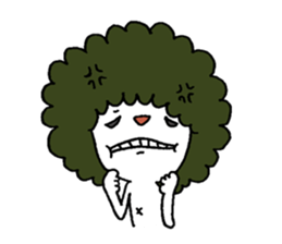 Afro man ! sticker #8439353